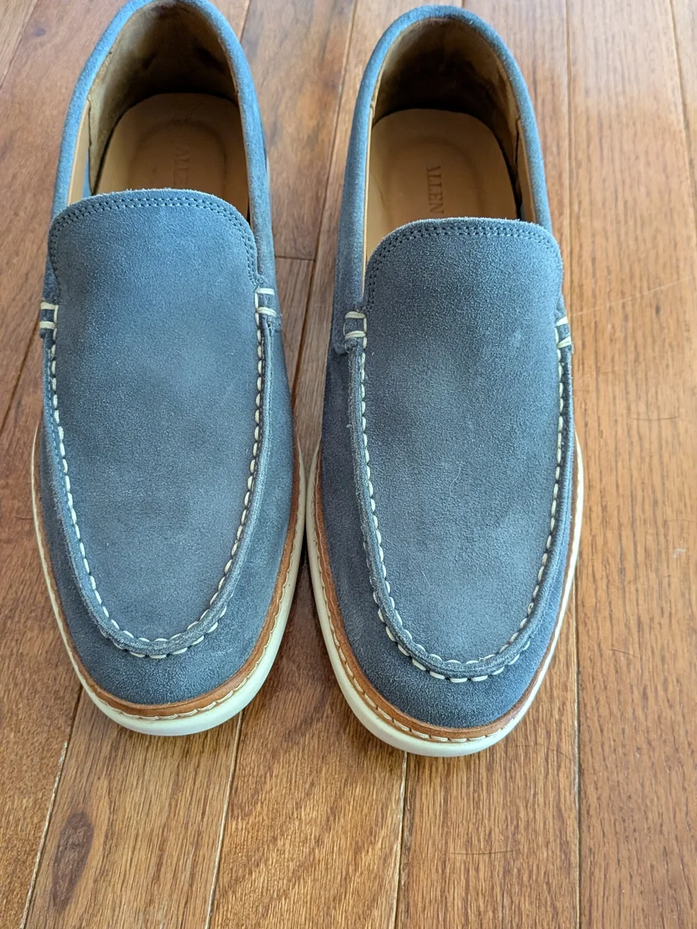 Allen Edmonds Men’s Suede Loafers in Slate Blue